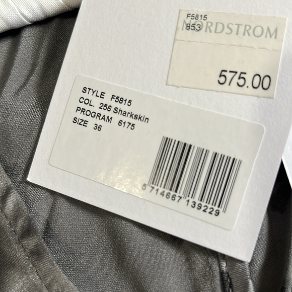 Ganni Silk Stretch Satin Dress Size Small NWT - Picture 7 of 13